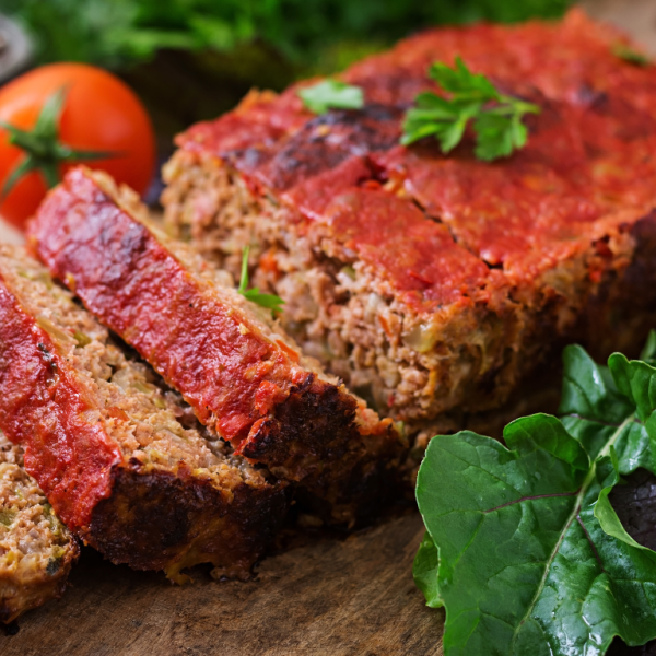 BBQ Meatloaf with Mashed Sweet&nbsp;Potatoes